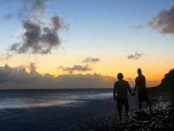This pic is of two friends who came down to Dominica to v... by Zaid Fadul 